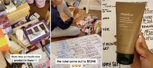 We snuck the box into our apartment’: TikToker scores over $1,000 worth of products from influencer neighbor’s trash